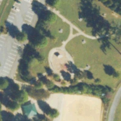 Aerial view of Bryson Park