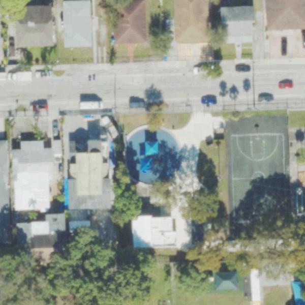 Aerial view of Buena Vista Park
