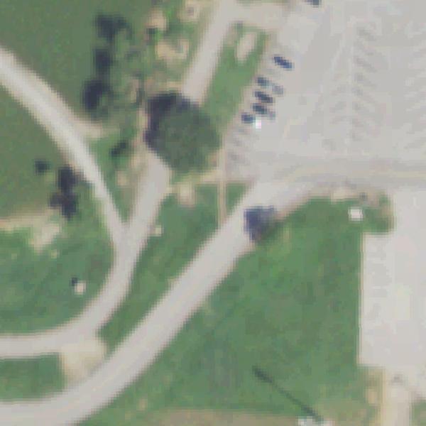 Aerial photo of Burke Crenshaw Park
