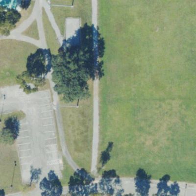 Aerial view of C.B. Smith Park