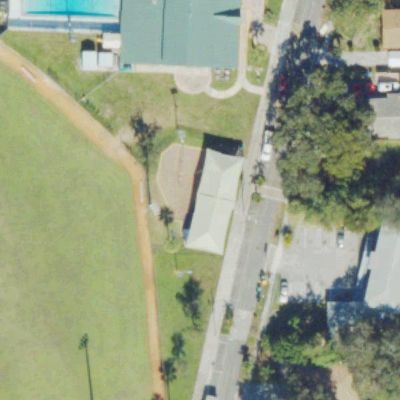 Aerial view of C W Thomas Park
