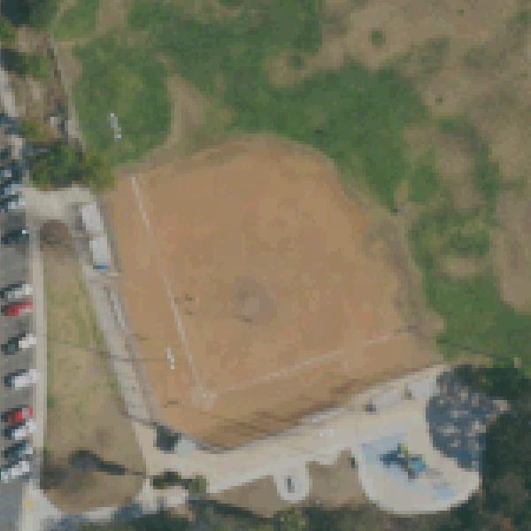 Aerial view of Cabrillo Heights Park