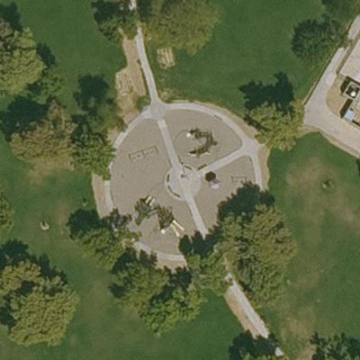 Aerial view of Cactus Park