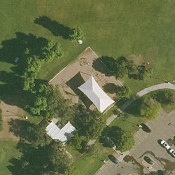 Aerial view of Cactus Park Playground