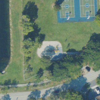 Aerial view of Calusa Club Estates Park