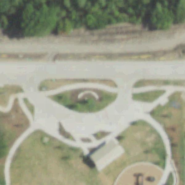 Aerial view of Camey Spur Park