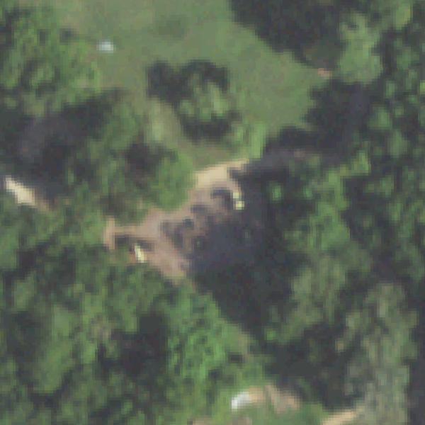 Aerial view of Camp Sienna playground