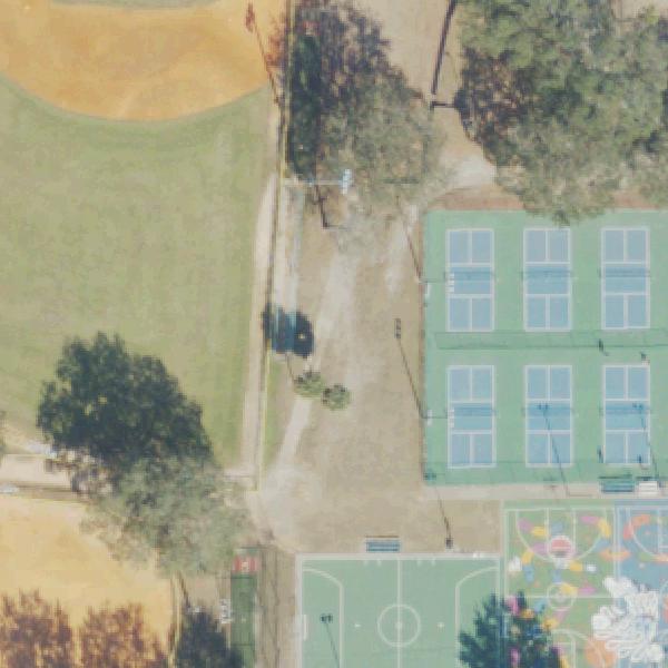 Aerial photo of Candyland Park