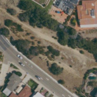Aerial view of Cañon Street Park