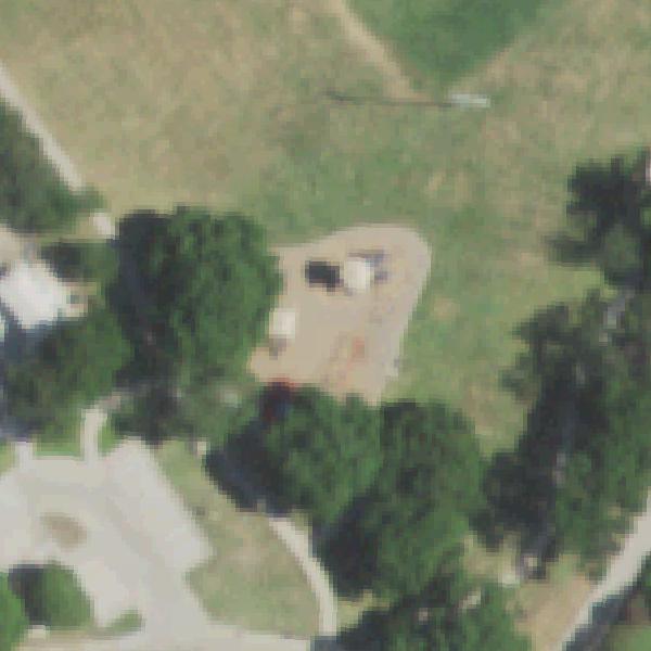 Aerial view of Canyon Creek Playground