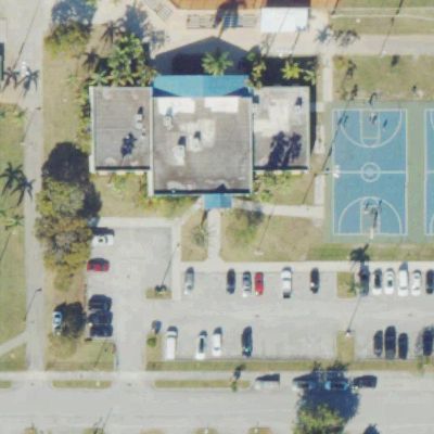 Aerial view of Carl F Slade Park
