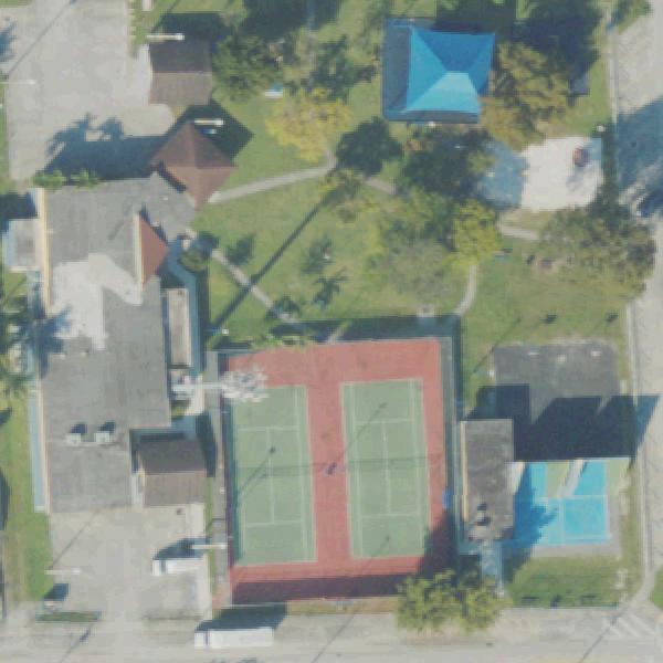 Aerial view of Carlow Park