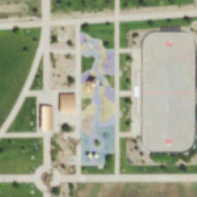 Aerial photo of Carmichael Park