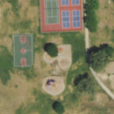 Aerial photo of Carstens Park