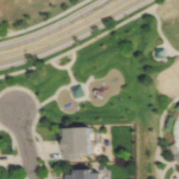 Aerial photo of Castle playground