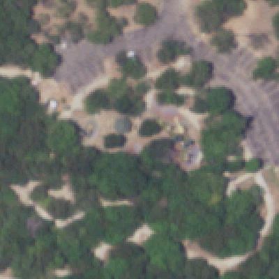 Aerial photo of Cathedral Rock Park