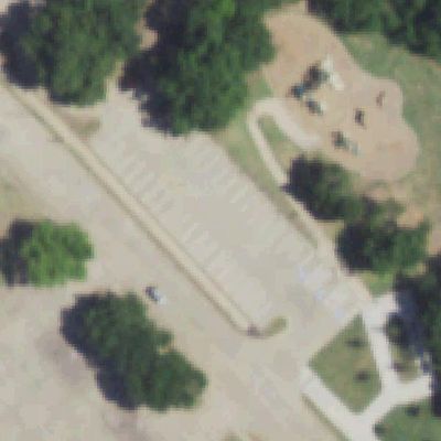 Aerial view of Cecil Winters Park Playground
