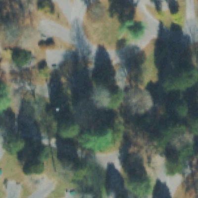 Aerial photo of Cedar Creek Access Area