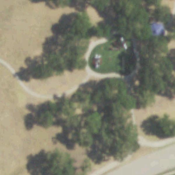 Aerial view of Cedar Elm Park
