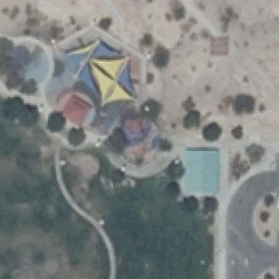 Aerial photo of Centennial Hills Pickleball Courts
