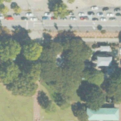 Aerial view of Centennial Park All Childrens Playground