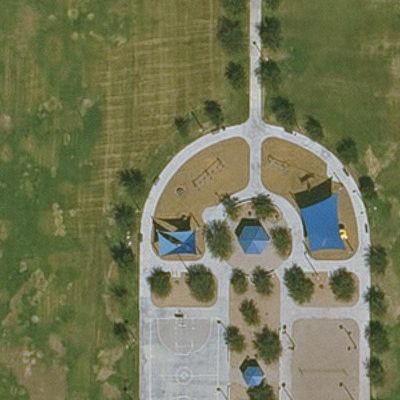 Aerial view of Centennial Park