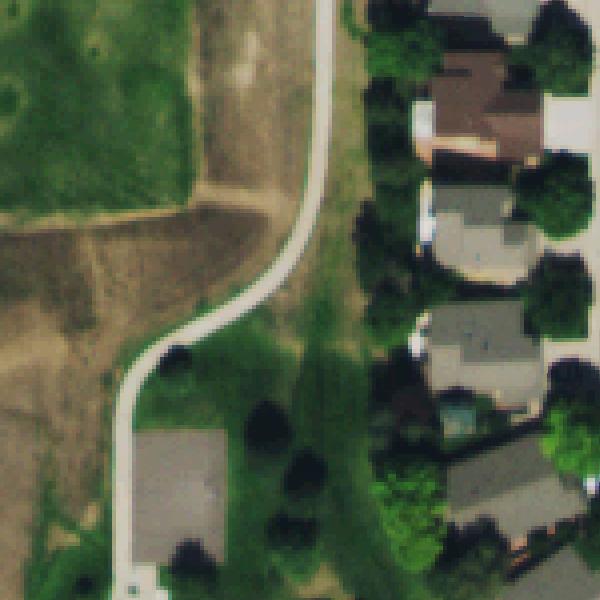 Aerial photo of Centennial Ridge Park