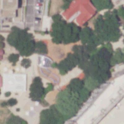 Aerial photo of Central Games Plaza