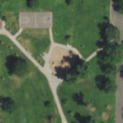 Aerial photo of Chaffee Park