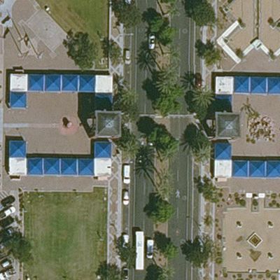 Aerial view of Chandler Park