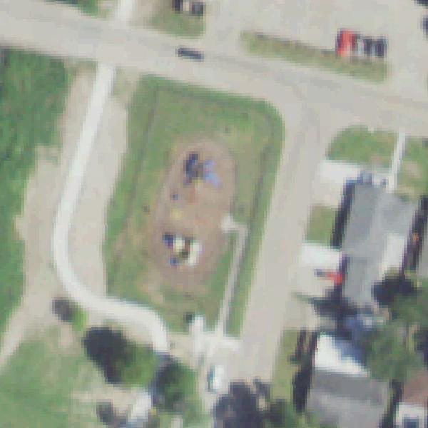 Aerial photo of Channelwood Park