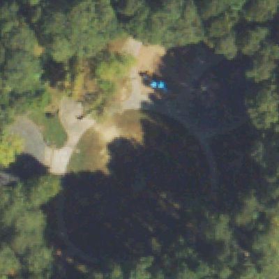 Aerial view of Charles McDaniel Park