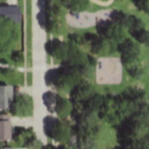 Aerial photo of Charles Seaman Park