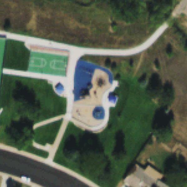 Aerial photo of Charley Emley Park