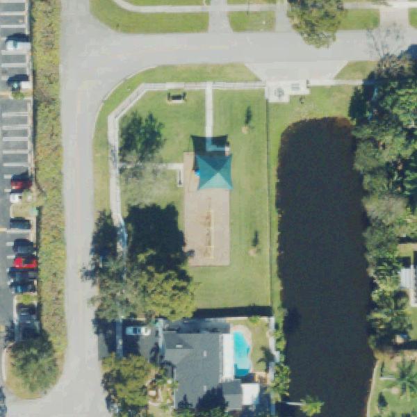 Aerial view of Chase Park