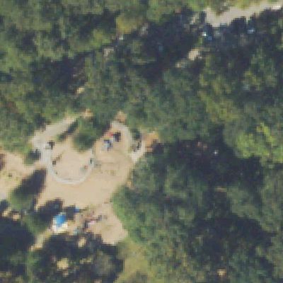 Aerial view of Chastain Park Playground