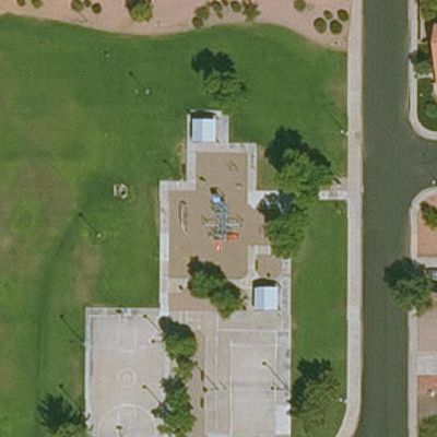 Aerial view of Chelsea Park Playground