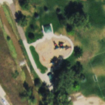 Aerial photo of Cherry Knolls Park