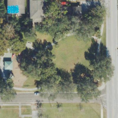 Aerial view of Cherry Tree Park