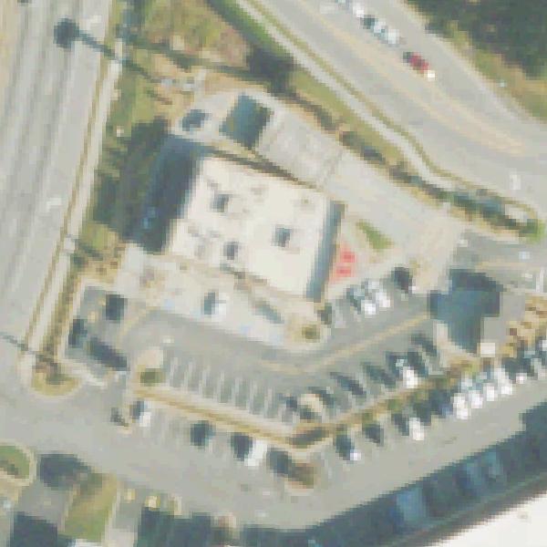 Aerial view of Chick-fil-A