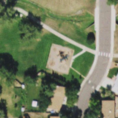 Aerial photo of Chief Colorow Park