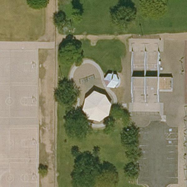 Aerial view of Cholla park
