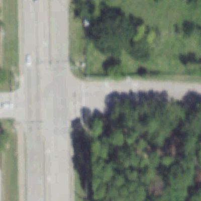 Aerial photo of Christia V. Adair Park