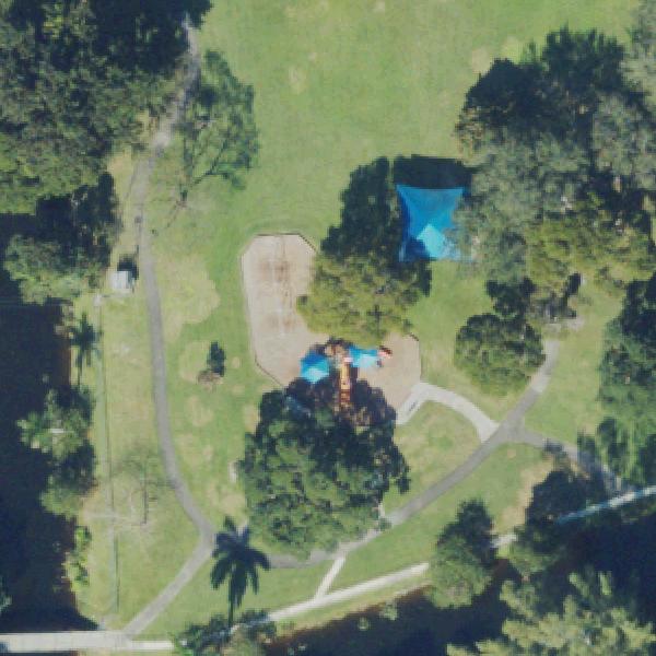 Aerial view of Christie Schafale Dog Park