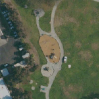 Aerial view of Christopher Wilson Park