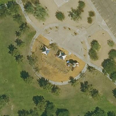 Aerial view of Christy Cove Park
