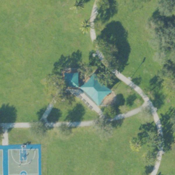 Aerial view of Chuck Pezoldt Park