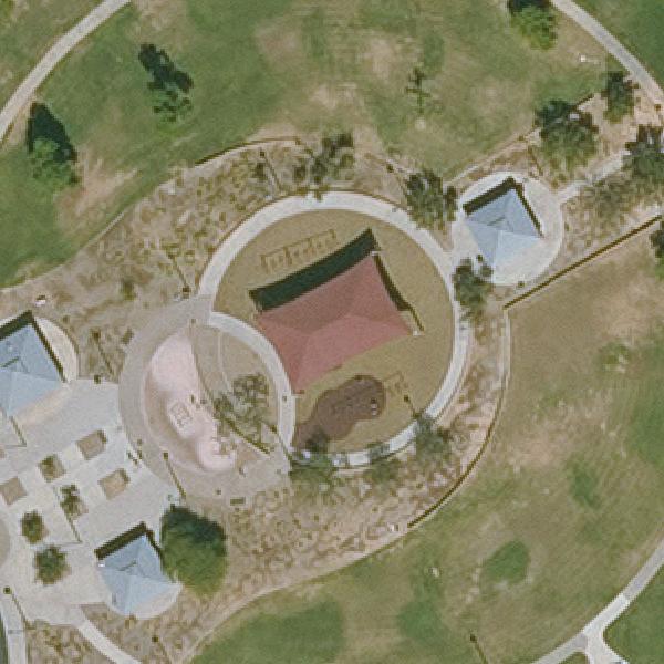 Aerial view of Chuparosa Park