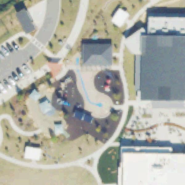 Aerial view of City Center Park