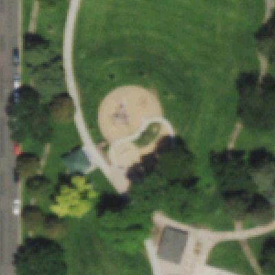 Aerial photo of City of Axum Park